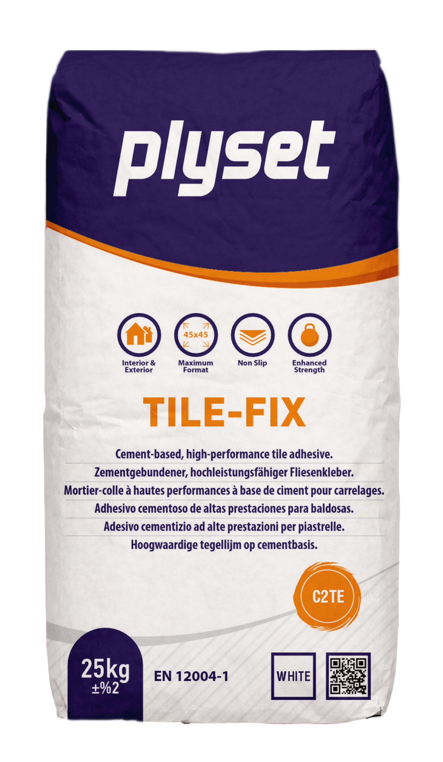 PLYSET TILE FIX WHITE